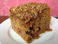 Gluten-Free Crockpot Cranberry Coffee Cake